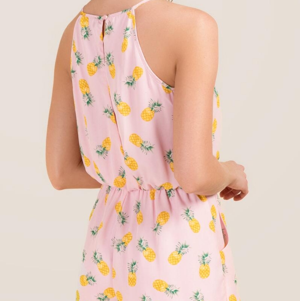 Pink Pineapple Romper-Francescas
